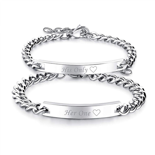 Christmas Gifts for Men - Amigo ID Bracelet for men in Sterling Silver - Christmas Gift for Dad - Engraved Bracelets for Men - Christmas Gift for Him