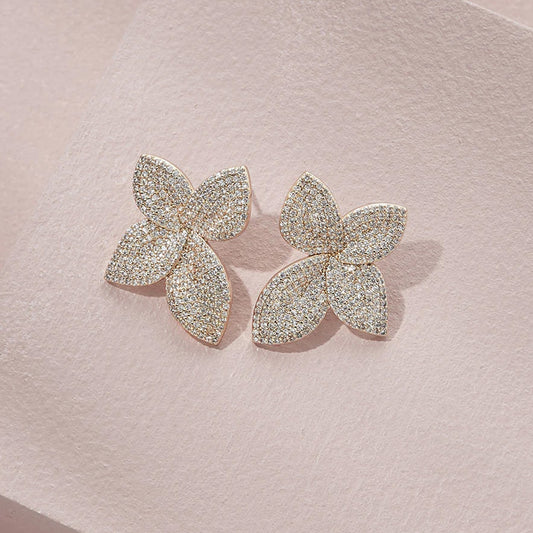 925 Sterling Silver Primrose Studs