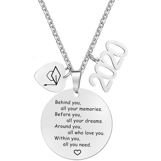 925 Sterling Silver Gaduation Gifts for Her High School Graduation Necklace Congrats Grad Jewelry for Graduates - onlyone