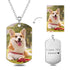 Stainless Steel Photo Necklace Dog Tag - onlyone