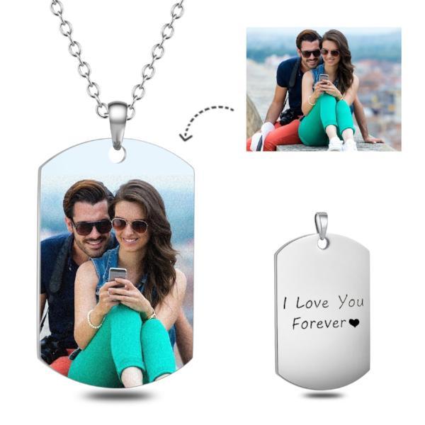 Stainless Steel Photo Necklace - onlyone