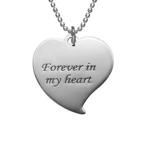 925 Sterling Silver Personalized Heart Photo Necklace - onlyone