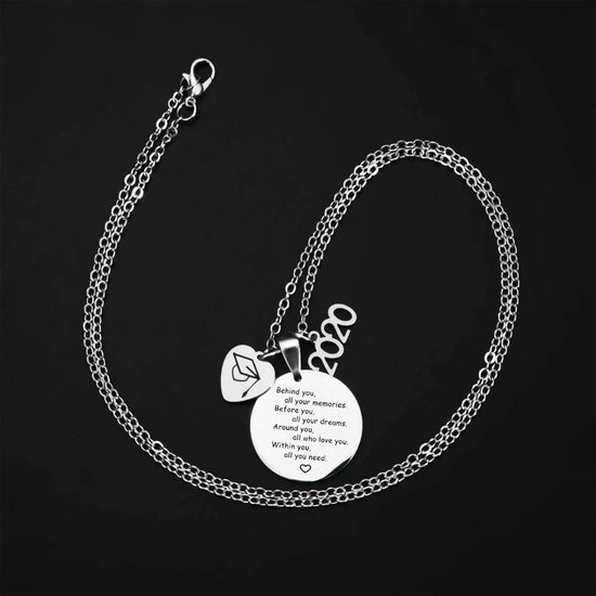 925 Sterling Silver Gaduation Gifts for Her High School Graduation Necklace Congrats Grad Jewelry for Graduates - onlyone