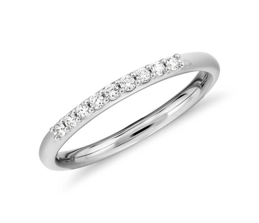 14K Petite Diamond Ring 0.1 Carat Total Weight - onlyone