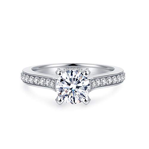 OnlyOne Square Ring Silver Engagement Ring Wedding Ring - onlyone