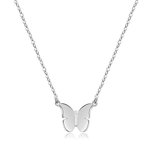 18K Gold Plated Butterfly Charm Necklace - onlyone