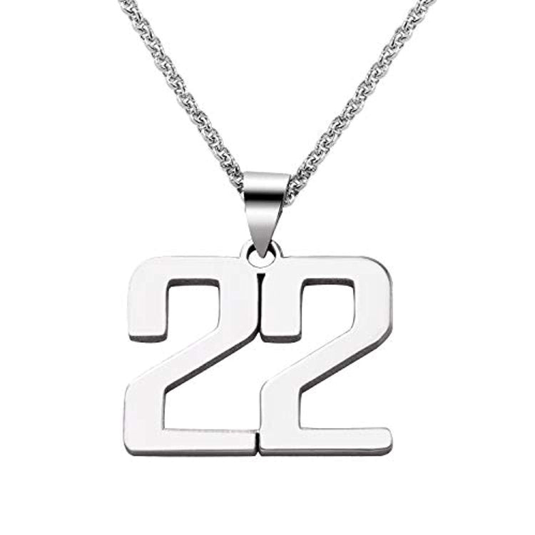 925 Sterling Silver Customized Jewelry - Personalized Charm Number Necklace - onlyone