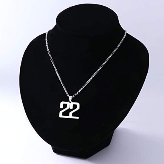 925 Sterling Silver Customized Jewelry - Personalized Charm Number Necklace - onlyone