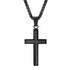 Stainless Steel Men Cross Pendant Necklace Father's Day Gift - onlyone