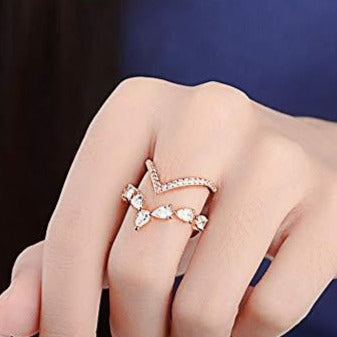 Onlyone Double Adjustable 18K Jewelry Woman Ring - onlyone