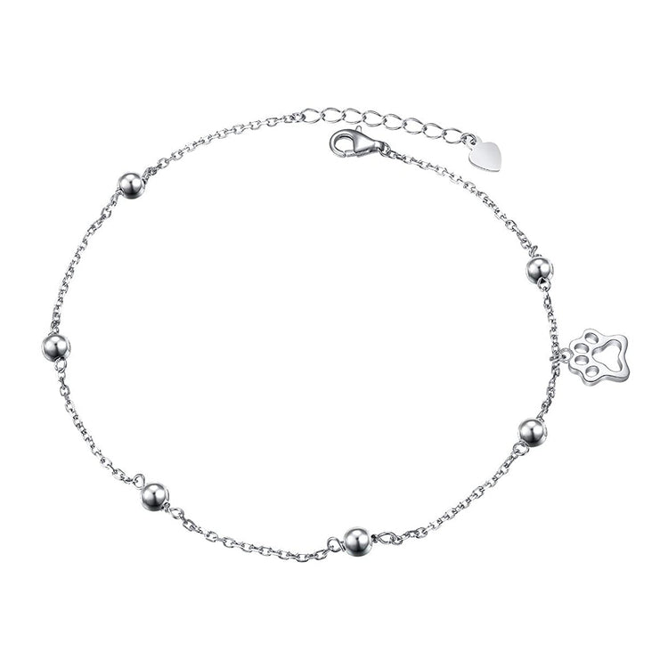 925 Sterling Silver summer beach style anklet