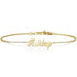 925 Sterling Silver Personalized "Ashley" Name Bracelet - onlyone