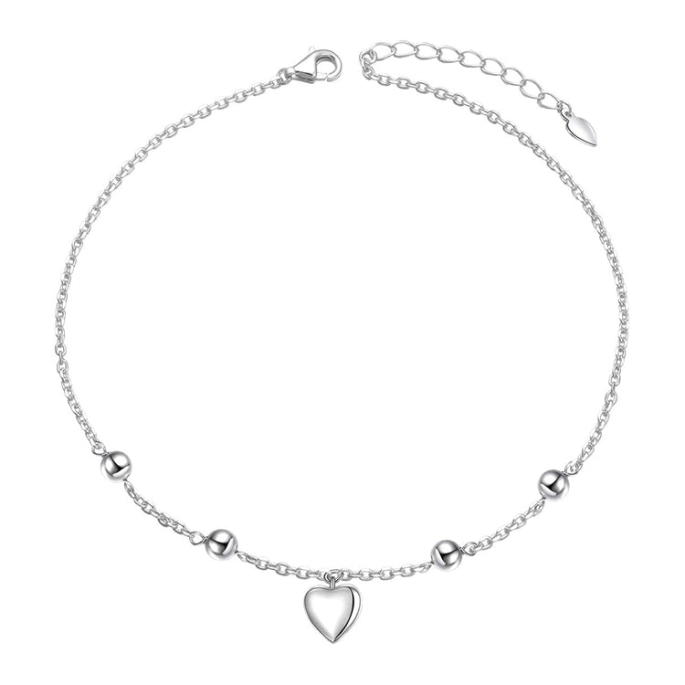 925 Sterling Silver summer beach style anklet