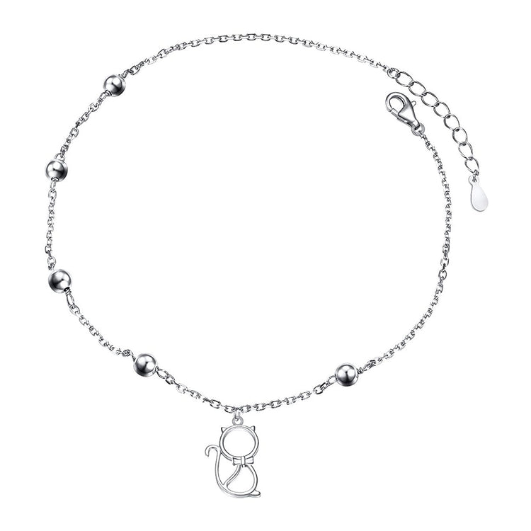 925 Sterling Silver summer beach style anklet