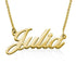 925 Sterling Silver Julia Custom Name Necklace Nameplate Necklace - onlyone