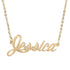 925 Sterling Silver "Jessica" Style Custom Name Necklace Nameplate Necklace - onlyone