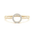 OnlyOne Hollow Round Ring Minimalist Design. - onlyone