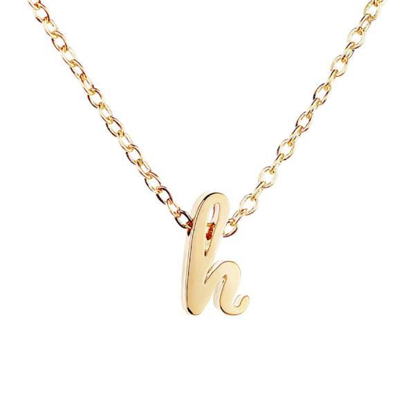 925 Sterling Silver 26 Letters From A-Z Initial Necklace - onlyone