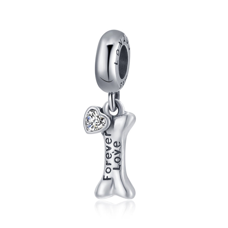 Bracelet Charms Accessory Silver Forever Love Puppy Lovely Bone Charms - onlyone