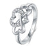 OnlyOne 925 Silver Cupid Love Ring Zirconia Ring - onlyone