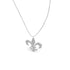 925 Sterling Silver Fleur De Lis Royal Lily Flower Pendant Necklace - onlyone