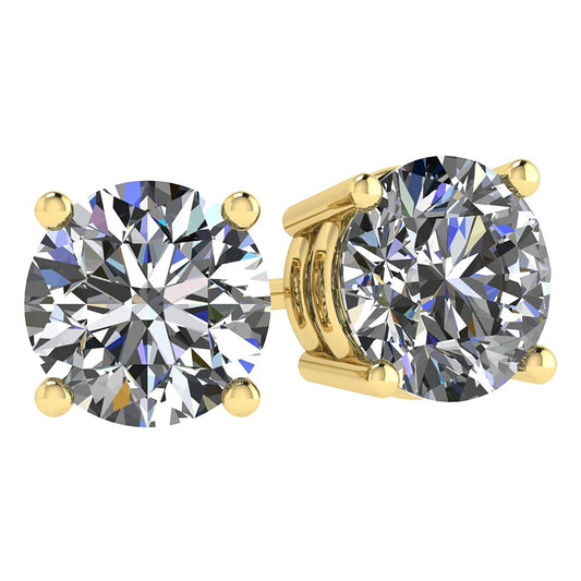 925 Sterling Silver Cubic Zirconia Stud Earrings