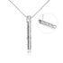 925 sterling silver horse stirrup lariat necklace - onlyone