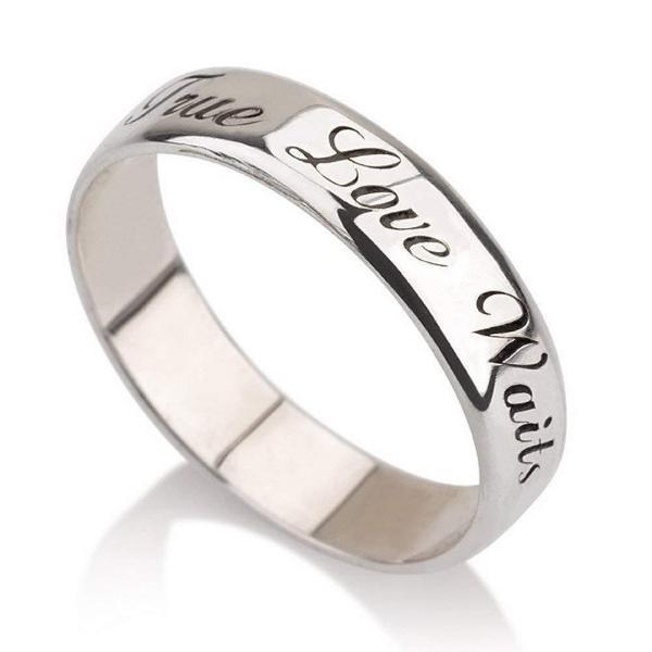 925 Sterling Silver Personalized Engraved Ring - onlyone