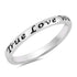 925 Sterling Silver Personalized Engraved Heart Script Ring - onlyone