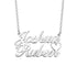 10K/14K Gold Personalized Double Names Necklace with A Cut Out Heart Adjustable 16" - 20" - onlyone