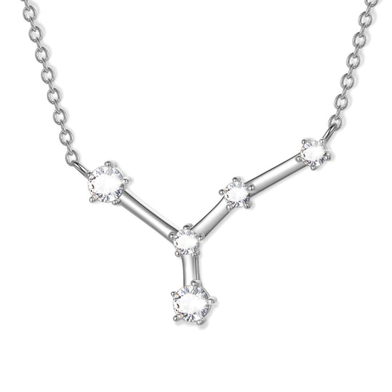 925 Sterling Silver Zodiac Jewelry Celestial Constellation Necklace - onlyone