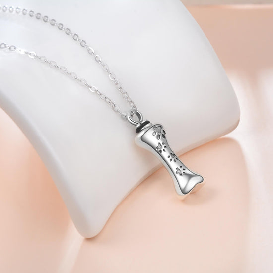 925 Sterling Silver Cremation Jewelry for Ashes Bone Keepsake Locket Pendant Urn Necklace - onlyone