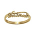 925 Sterling Silver Personalized Script Name Ring Nameplate Ring - onlyone