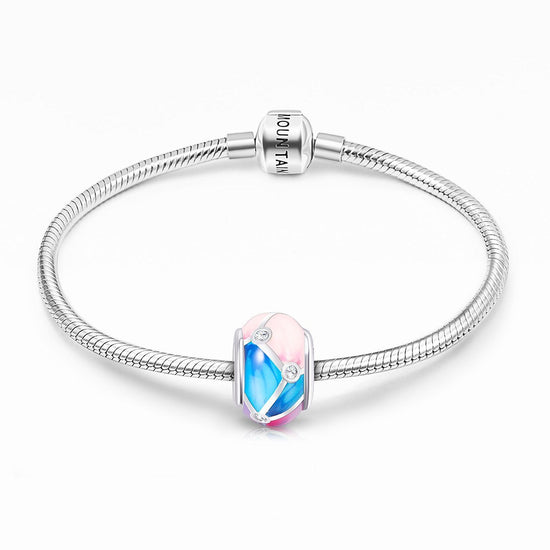 925 Sterling Silver Colorful Charm for Bracelet and Necklace - onlyone