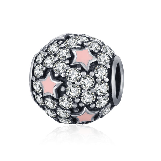 Sterling Silver  Starry Sky Charm Fit for Bracelet and Necklace - onlyone