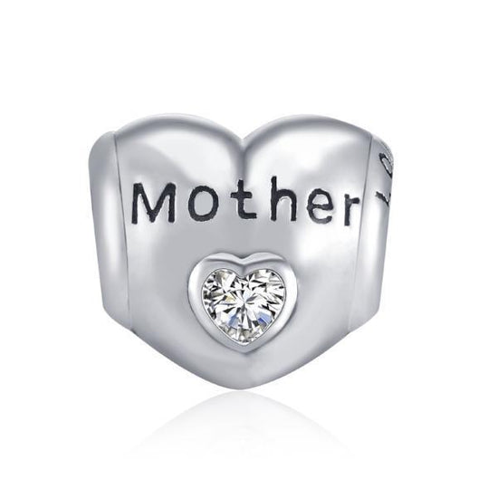 925 Sterling Silver Mother Love Charm Fit for Bracelet and Necklace - onlyone