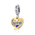 925 Sterling Silver Mom Love Charm Fit for Bracelet and Necklace - onlyone