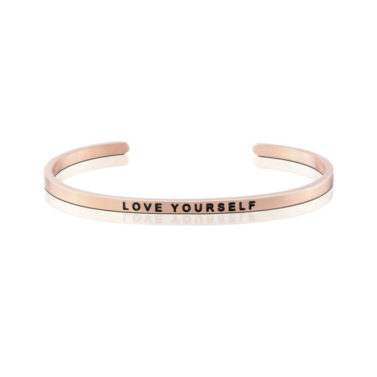 925 Sterling Silver Personalized Love Series Engraved Cuff 6â€?7.5â€?Inspirational Bracelet - onlyone