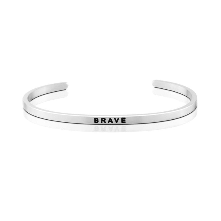 925 Sterling Silver Personalized Strength Series Engraved Bangle - onlyone