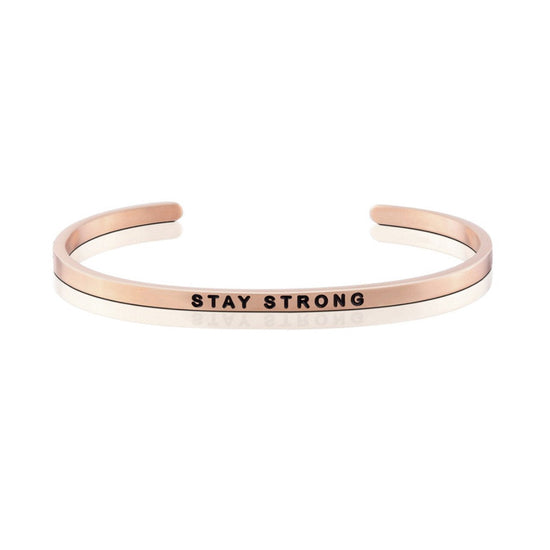 925 Sterling Silver Personalized Strength Series Engraved Bangle - onlyone