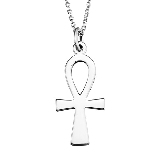 925 Sterling Silver Religious ANKH Cross Egyptian Peace Faith  Necklace - onlyone