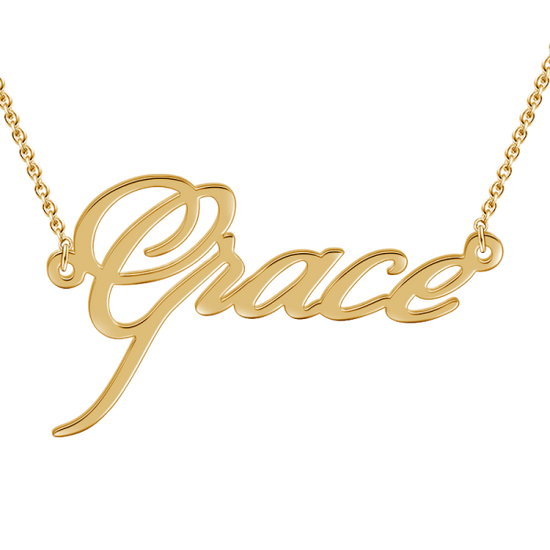 925 Sterling Silver Custom Name Necklace Nameplate Necklace - onlyone