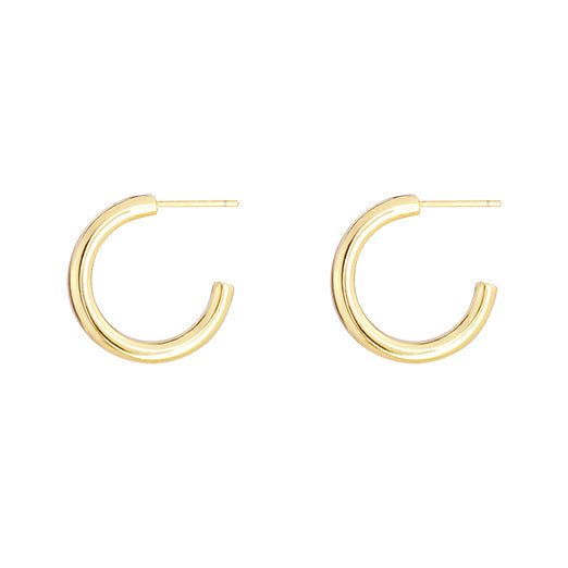 Huggie Hoop Earrings Gold Plated Jewelry - onlyone