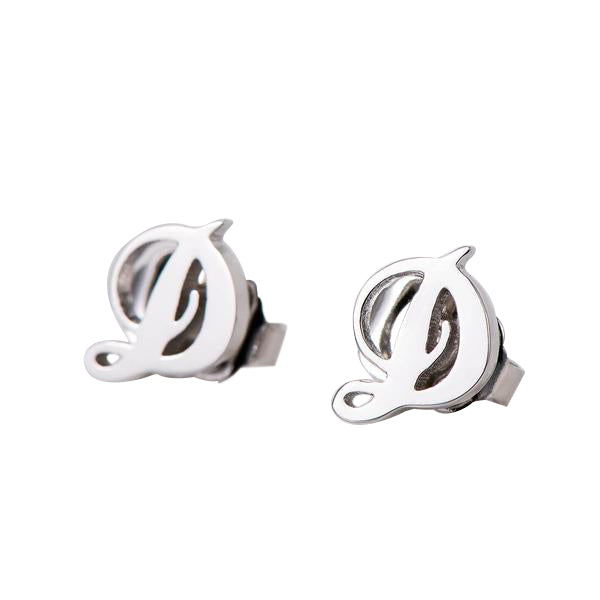 925 Sterling Silver Personalized Initials Stud Earring - onlyone