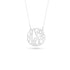 925 Sterling Silver Initial Monogram Necklace - onlyone