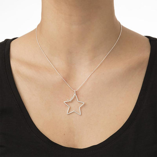 925 Sterling Silver You Are My Star Name Necklace Nameplate Necklace - onlyone