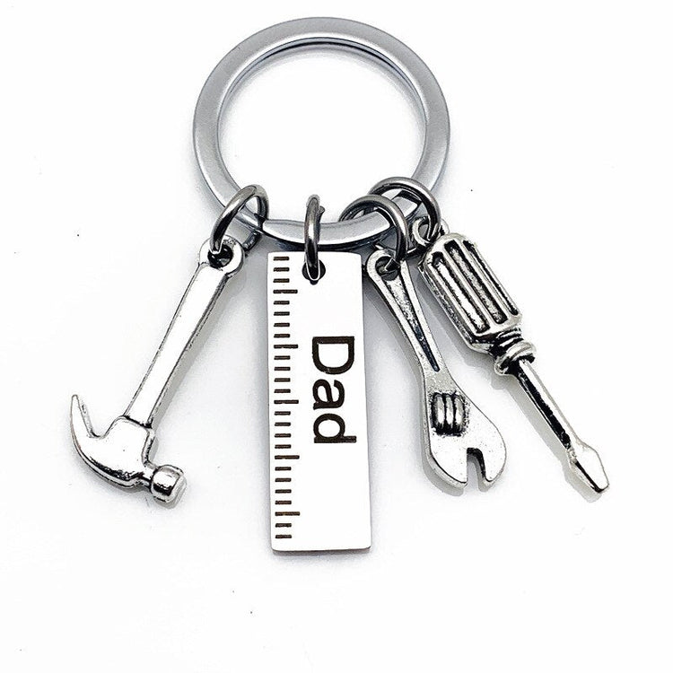 New Tools Keychain "If Dad can't fix it" Dad Tools Father's Day Gift Key Ring - onlyone