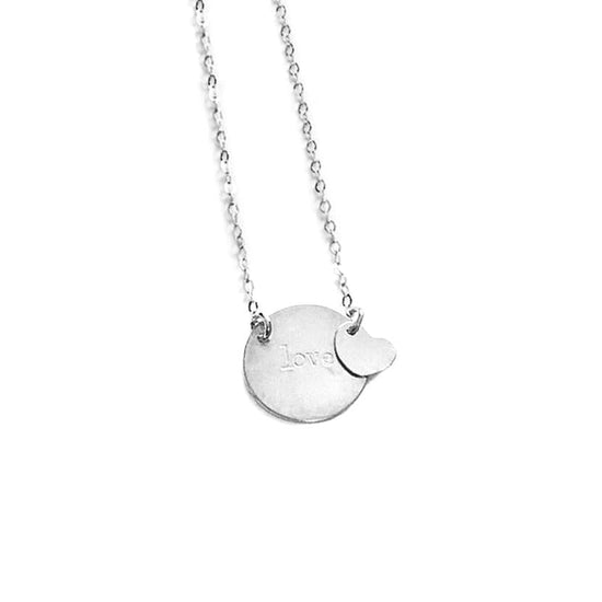 925 Sterling Silver Coin Engraved Name Necklace With Star Nameplate Necklace - onlyone