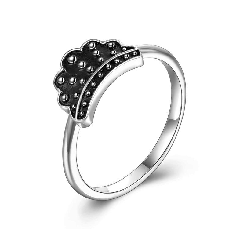 925 Sterling Silver Dissent Collar Ring, Ginsburg Ring