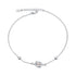 925 Sterling Silver Double Dolphin Anklets Bracelet for Women - onlyone